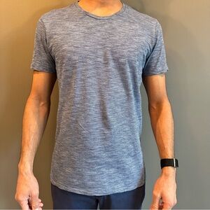 Bonobos Blue Heather Short Sleeve Tee